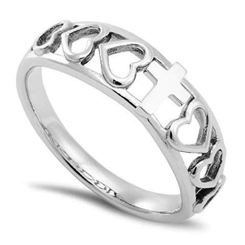 Heart Beat Ring AMAZING GRACE - EPHES. 2:8,9