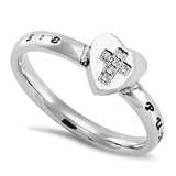 Cross My Heart Ring PURITY - MATTHEW 5:8