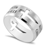 Guardian Ring ALL THINGS THROUGH CHRIST MY STRENGTH - PHIL. 4:13