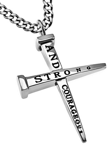 2 Nail Cross, "Courage" | Christian Jewelry Supplier | Kingdom Jewelry | Free Shipping