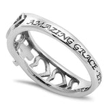 Heart Beat Ring AMAZING GRACE - EPHES. 2:8,9