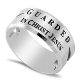 Guardian Ring GUARDED IN CHRIST JESUS - PHIL. 4:7