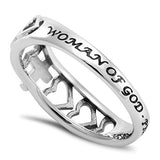 Heart Beat Ring WOMAN OF GOD - PROV. 31