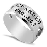 Guardian Ring GUARDED IN CHRIST JESUS - PHIL. 4:7