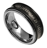 Spinner Black Ring, "I Know The Plans I Have For You"