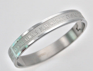 Women's Bangle Bracelet, "God's Will"