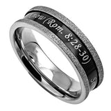 Ebony Champagne Ring, "Serenity"