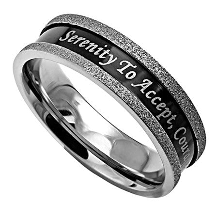 Ebony Champagne Ring, "Serenity"