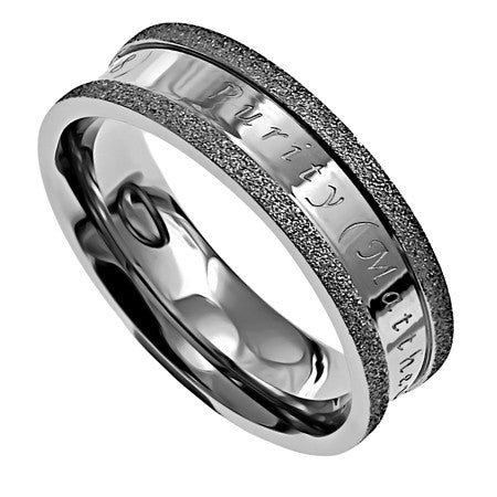 Silver Champagne Ring, "Purity"