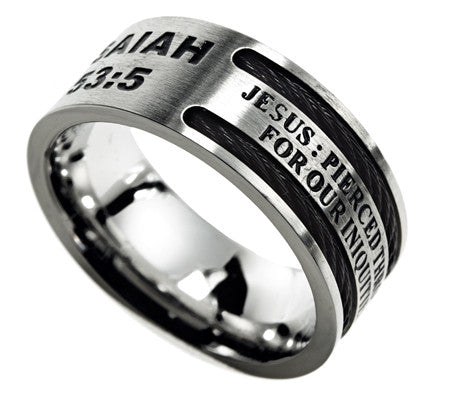 Cable Ring, "Pierced"