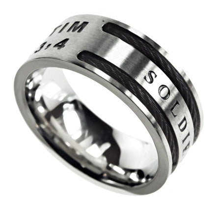 Cable Ring, "Soldier of Christ"
