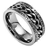 Men's Chain Ring, "I Know"