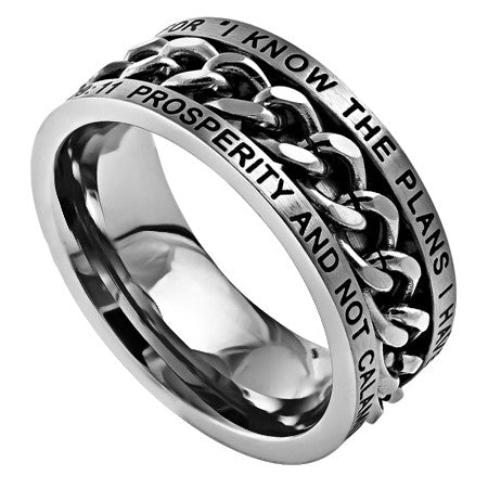 Men's Chain Ring, "I Know"