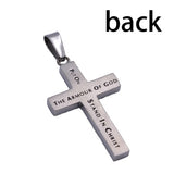 Silver Diamond Cross, "Armour of God"