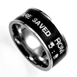 Deluxe Scripture Band Men's, "By His Blood"