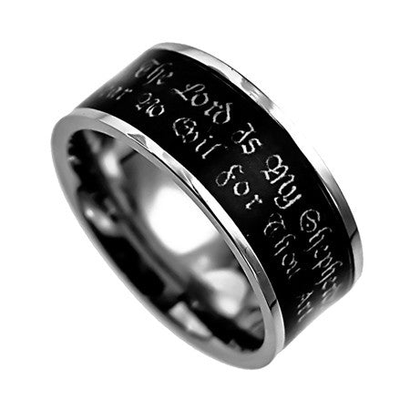 Deluxe Scripture Band Men's, "Fear No Evil"