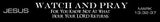 Deluxe Scripture Band Men's, "Watch And Pray"