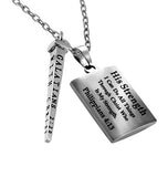 Men's Deluxe Shield Cross With Nail - Black Carbon Fiber, "His Strength"