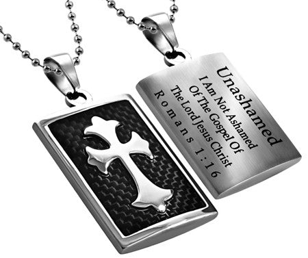 Deluxe Shield Cross, "Unashamed" Black Graphite