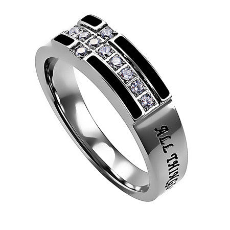 Black Ensign Ring, "Christ My Strength"