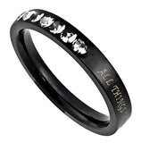 Ebony Princess Ring, "Christ My Strength"