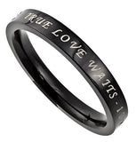 Ebony Princess Ring, "True Love Waits"