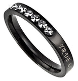 Ebony Princess Ring, "True Love Waits"