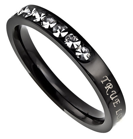 Ebony Princess Ring, "True Love Waits"