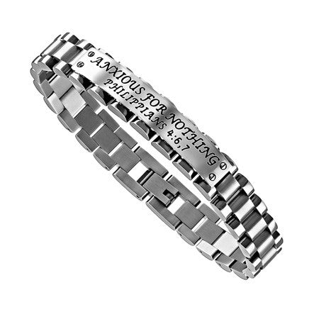 GLX Bracelet, "Be Anxious For Nothing"