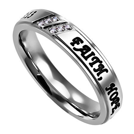 GLX Ring, "Faith Hope Love"