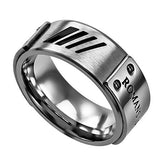 Silver MLX Ring, "Jesus Is Lord"