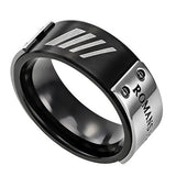 Black MLX Ring, "Jesus Is Lord"