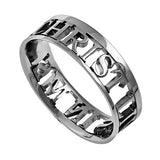 Mini Silhouette Ring, "All Things Through Christ"