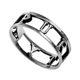 Mini Silhouette Ring, "Purity"