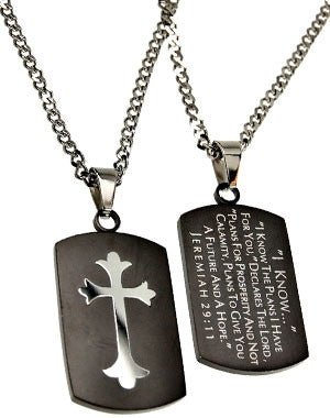 Shield Cross Black, "I Know"