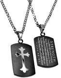 Shield Cross Black, "Strength"