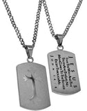 Silver Shield Cross, "Way Truth Life"