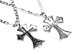 Trinity Cross Pendant, "Forgiven By God"