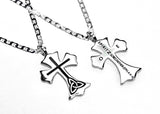 Trinity Cross Pendant, "One - Spirit Lord Father"