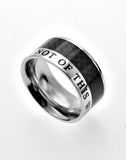 Carbon Fiber Black Ring, "Not Of This World"
