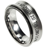 Spinner Silver Ring, "Fear No Evil"