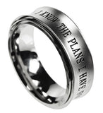 Spinner Silver Ring, "I Know the Plans"