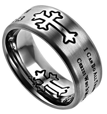 Silver Neo Ring, "His Strength"