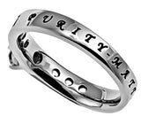 Princess Solitaire Ring, "Purity"