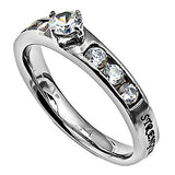 Princess Solitaire Ring, "Strength"