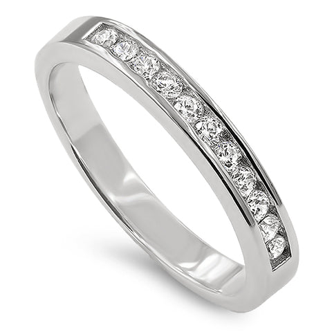 11 Dreams Princess Silver Ring, "ALL THINGS THROUGH CHRIST MY STRENGTH - PHIL. 4:13"