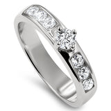 Geon Stones Silver Ring, "I KNOW THE THOUGHTS THAT I THINK TOWARD YOU - JER. 29:11"