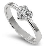 Heart Silver Ring, "I AM MY BELOVED'S AND HE IS MINE ??????SOS 6:3"-Wholesale