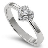 Heart Silver Ring, "I AM MY BELOVED'S AND HE IS MINE ?????SOS 6:3"
