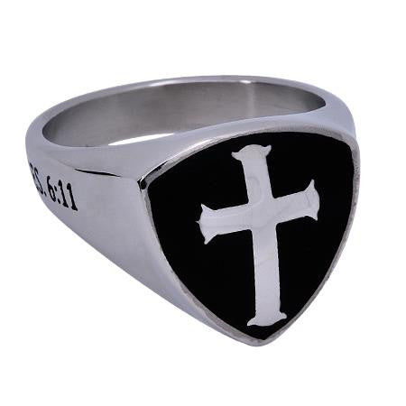 R2 Shield Cross Ring, "Armor"